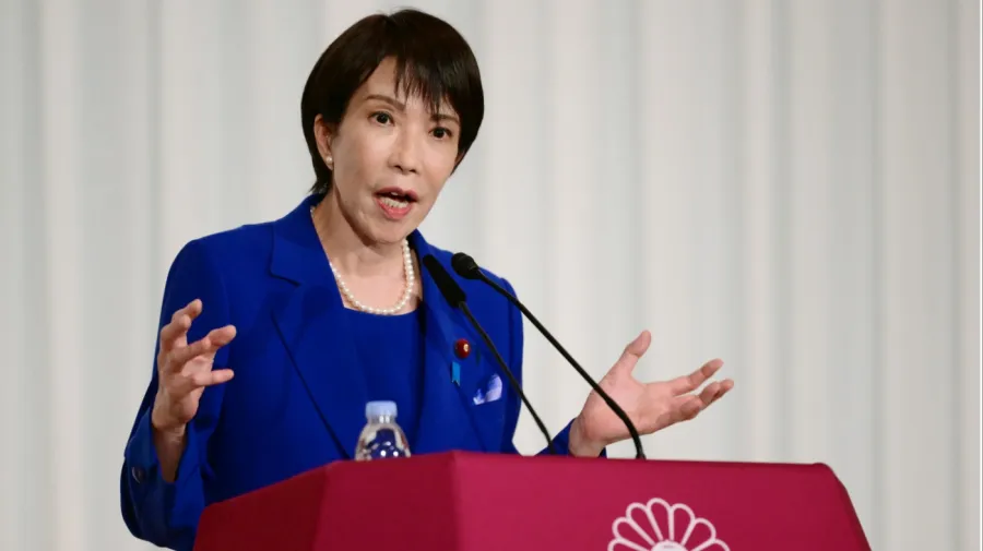 Who is Sanae Takaichi, the first woman to become prime minister of Japan?