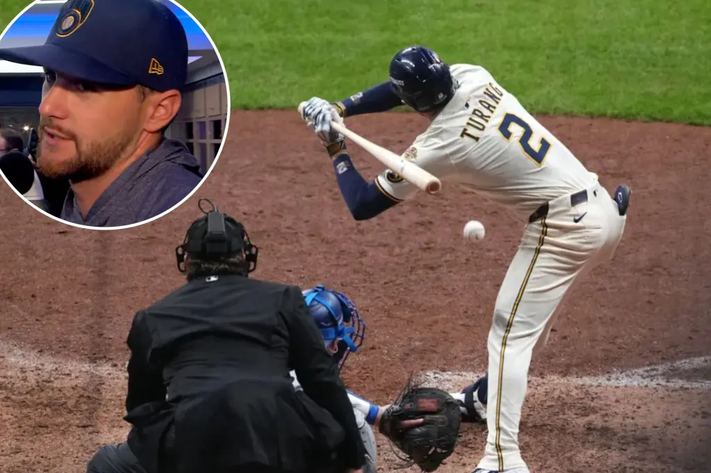 Why Brewers player chose not to let pitch hit him to equal NLCS in disputed incident
