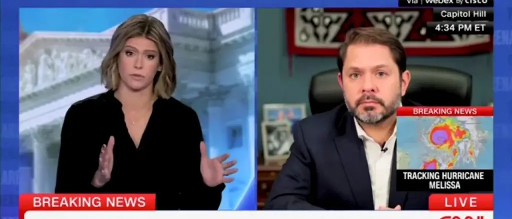 'Why Is It Happening Now?': Host Kasie Hunt Tells Gallego That Democrats Created the Crisis They’re Accusing Trump Of