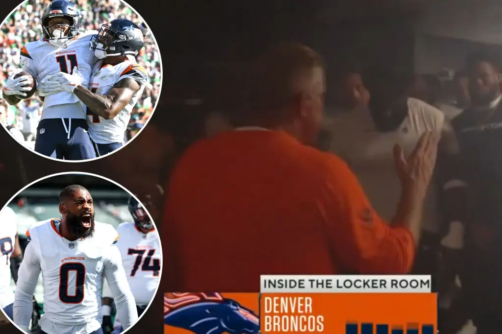 Why there was smoke in the Broncos' locker room after their victory against the Eagles