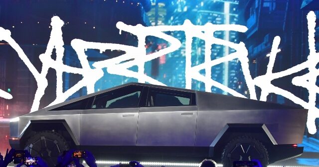 Woman Covers Tesla Cybertruck in Dog Waste Under Pro-Trump Wrap