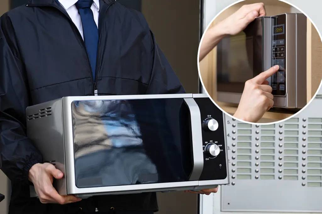 Worker brought his personal microwave to the office