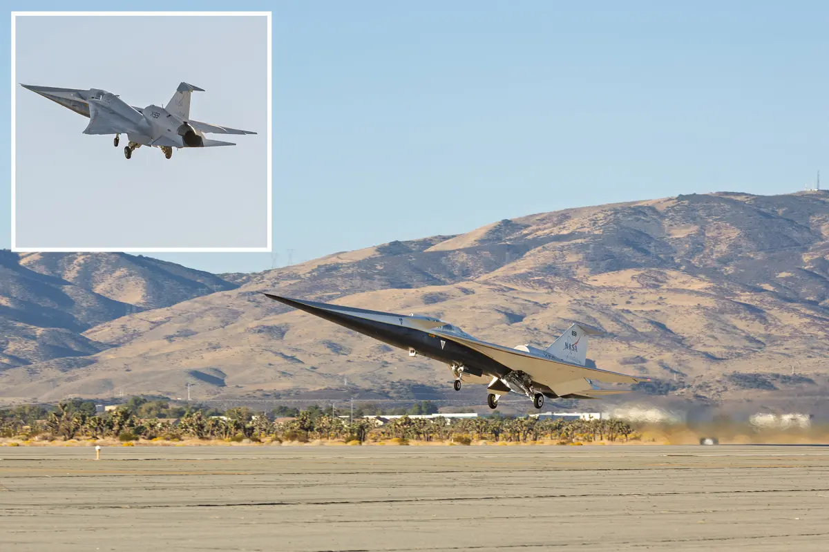X-59 jet, which can reach speeds of 925 mph, successfully finishes its first test flight.