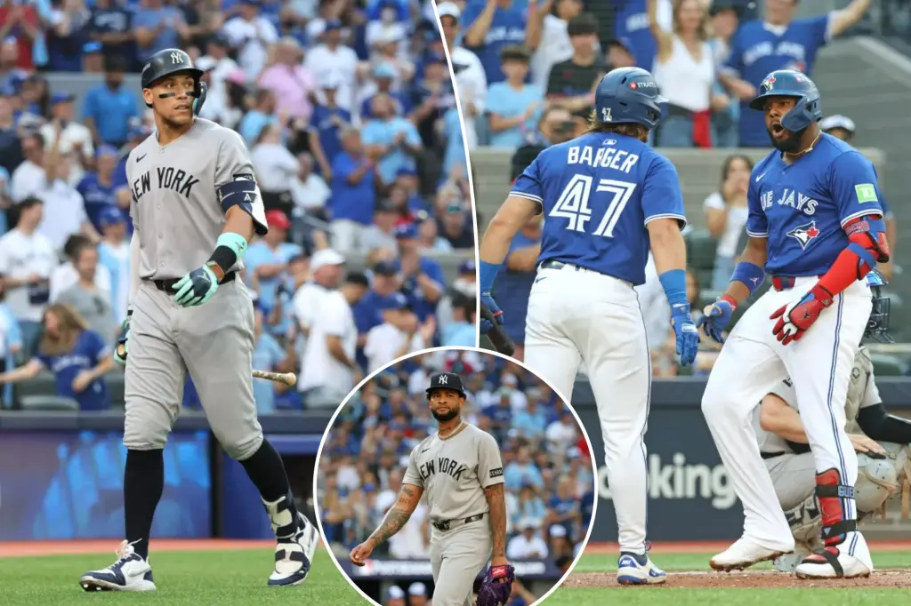 Yankees collapse in tough ALDS Game 1 defeat against Blue Jays