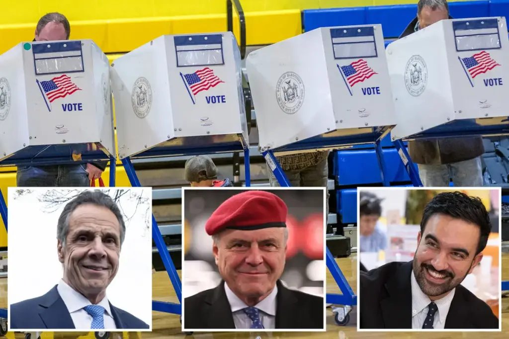 Younger voters begin to participate in the mayoral election in New York City.