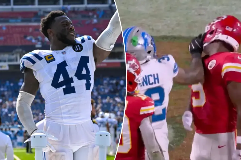 Zaire Franklin backs Brian Branch's hit on JuJu Smith-Schuster
