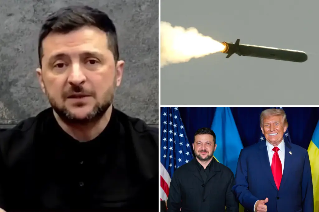 Zelensky proposes that Tomahawk missiles might help in resolving the war, pledging to target only military sites.