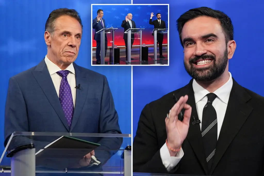 Zohran Mamdani aimed to look 'strong' in contrast to a 'disheveled' Andrew Cuomo, according to a body language expert.