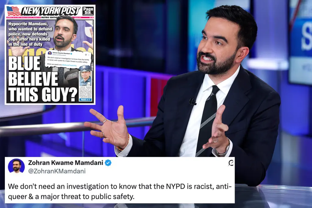 Zohran Mamdani gives a vague, self-interested apology to the NYPD after labeling officers as 'racist'
