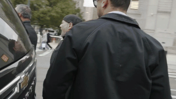 Zohran Mamdani swiftly moved through Manhattan in a video following an encounter with a protester.