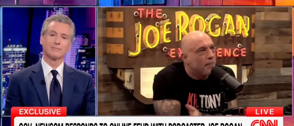 ‘Podcasting's Facebook’: Newsom Says He’s ‘Moving On’ From Joe Rogan While Still Asking to Appear on the Show