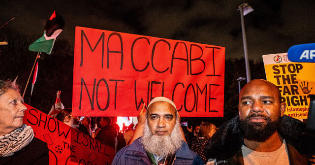 11 Detained During Protests Against Israeli Soccer Team