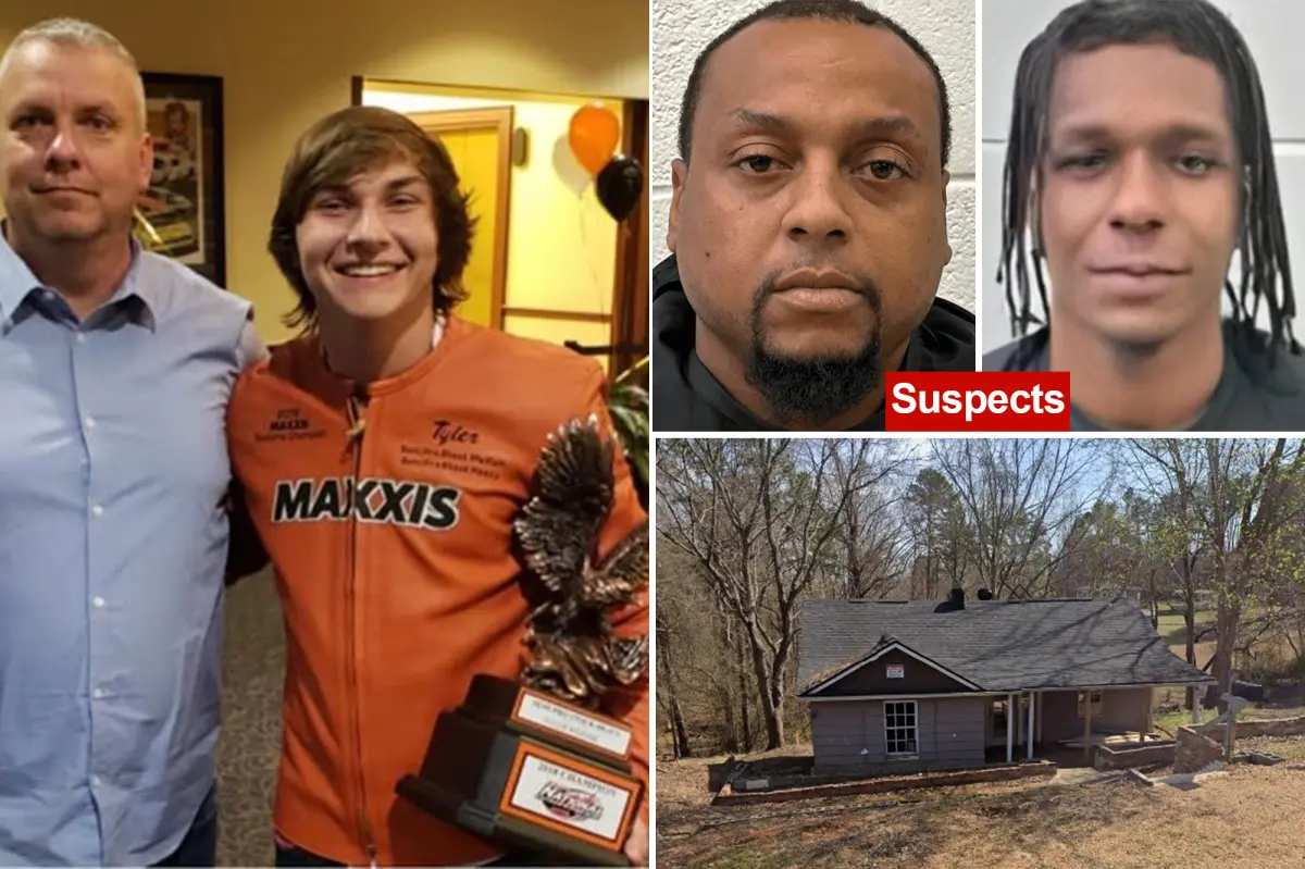 25-year-old Tyler Weaver from North Carolina killed in front of his fiancée during a planned home invasion; two repeat offenders taken into custody.