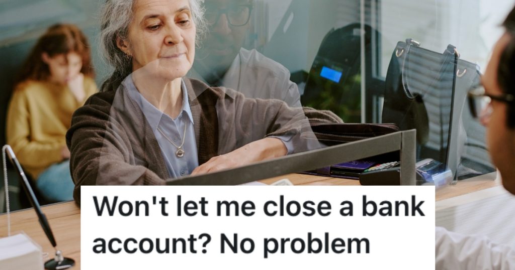 A Customer Couldn’t Close Her Late Husband’s Bank Account, So She Took Out All the Money Except For One Cent