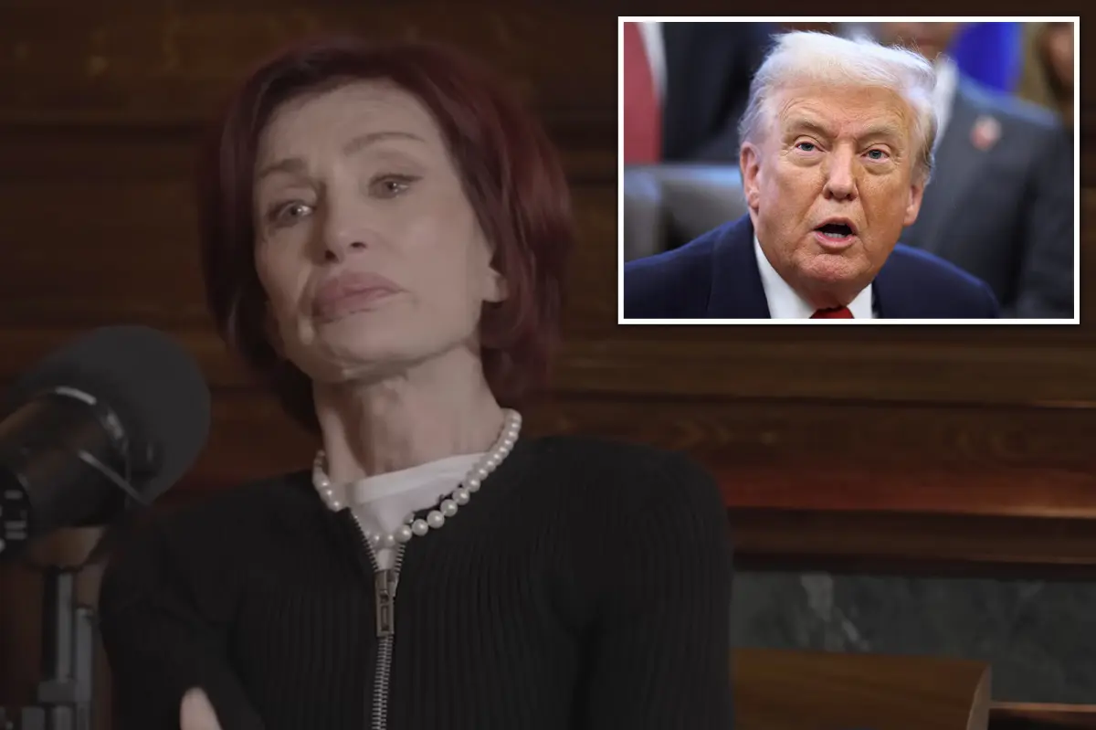 A emotional Sharon Osbourne remembers the heartfelt call Trump made to her after Ozzy's passing at 76