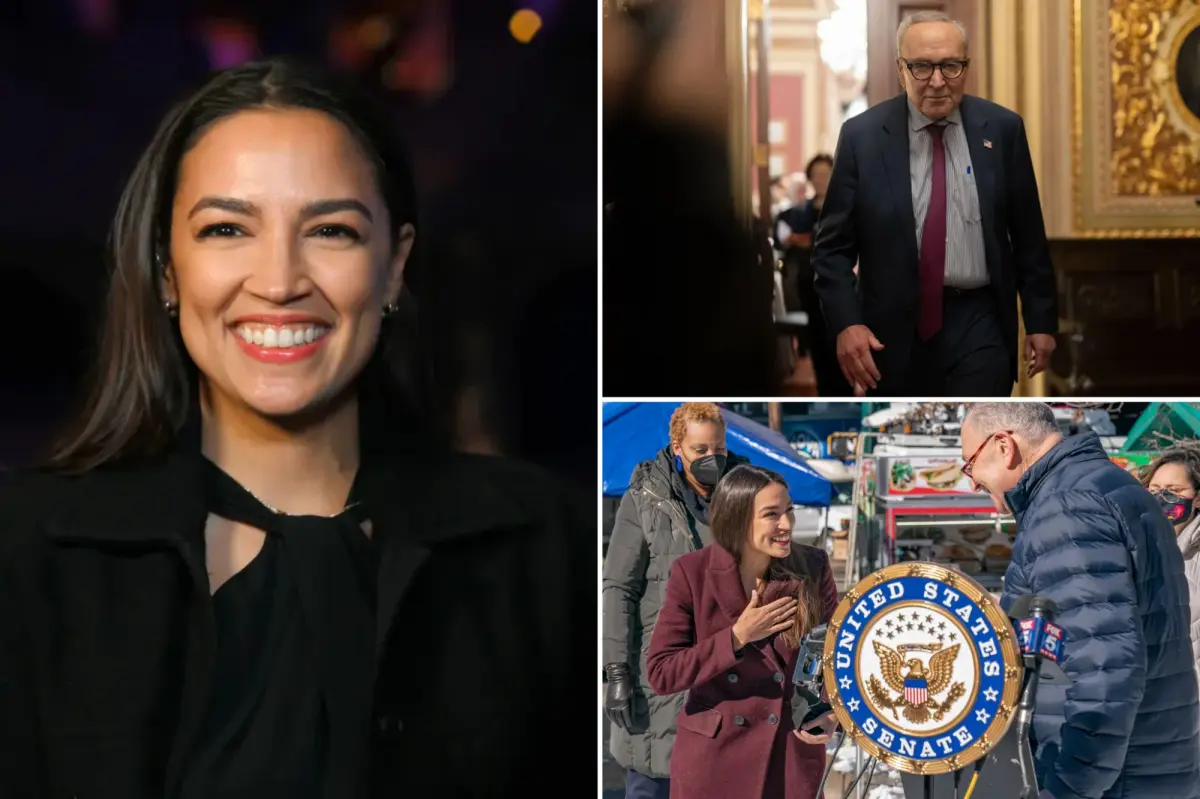 AOC not revealing her thoughts on Chuck Schumer's potential departure with 2028 discussions underway