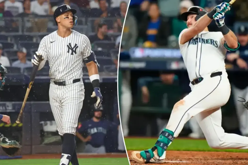 Aaron Judge and Cal Raleigh had a very close MVP vote.