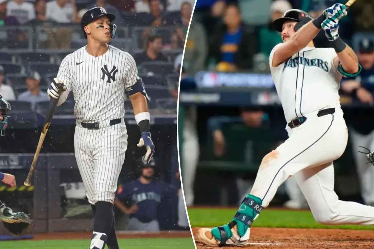 Aaron Judge and Cal Raleigh had a very close MVP vote.