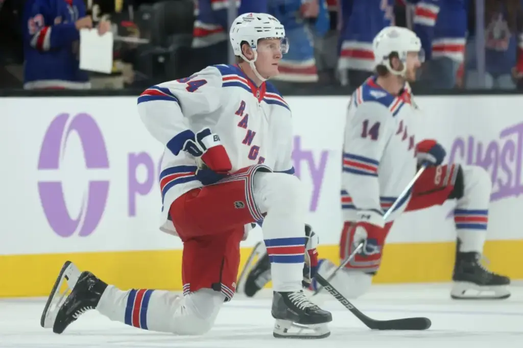 Adam Edstrom of the Rangers sits out after describing his performance as 'inconsistent'