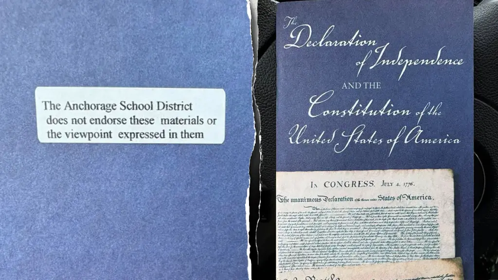 Alaska school district rejects US Constitution, labels it an error
