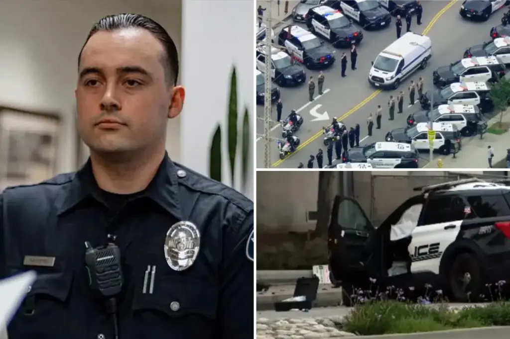 Alhambra police officer Alec Sanders dies in tragic accident while being chased in LA County