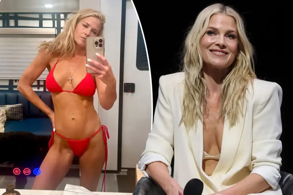 Ali Larter shares her morning exercise routine and diet tips.