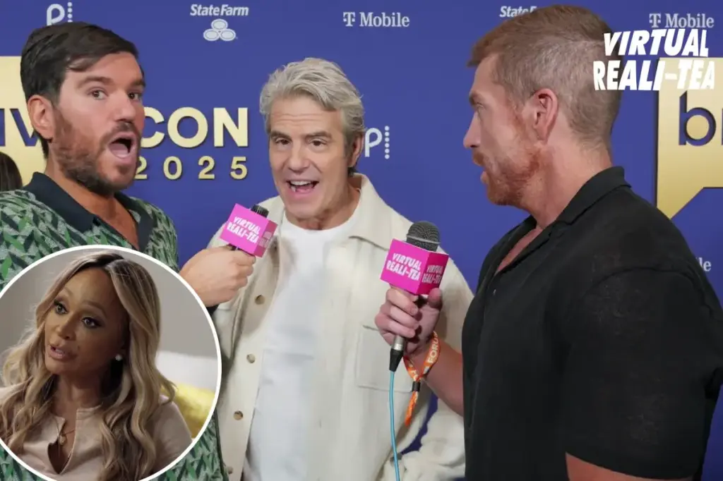 Andy Cohen shares details about Karen Huger's interview after her time in prison.