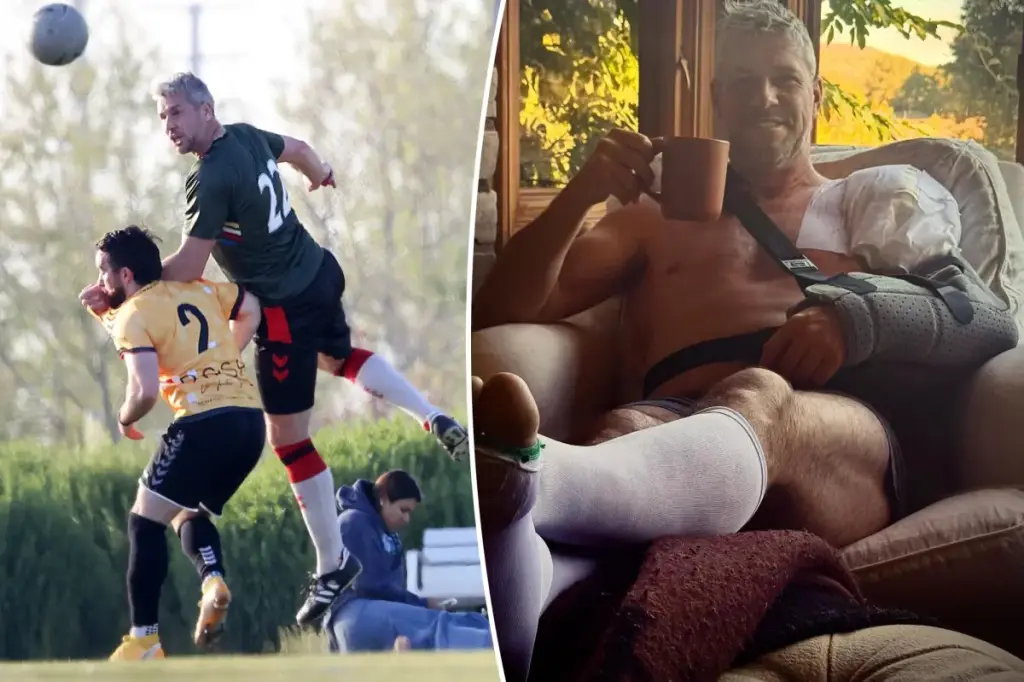 Ant Anstead shares information about the injuries he got while playing soccer.