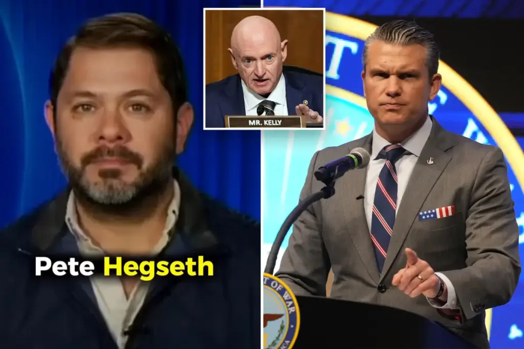 Arizona Senator Ruben Gallego criticizes Pete Hegseth as a coward over the Mark Kelly Pentagon inquiry