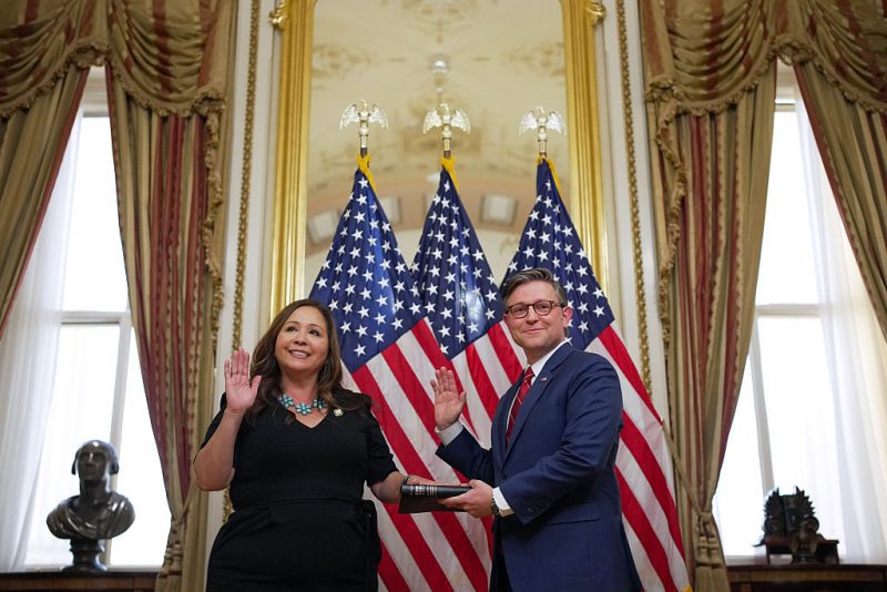 Arizona's Democrat Rep. Adelita Grijalva takes oath in U.S. House