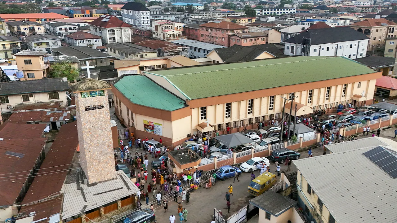 Armed individuals abduct 52 students from a Catholic school in Nigeria, according to reports.