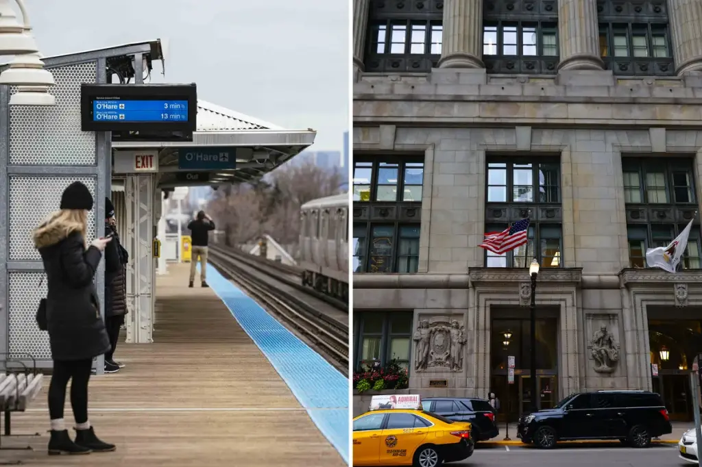 Arsonist who torched woman on Chicago train suspected in City Hall fire