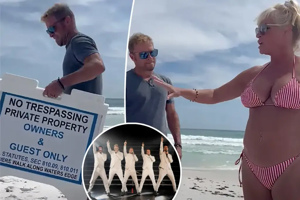 Backstreet Boy seeks $50K from Florida woman accused of trespassing on his private beach: lawsuit