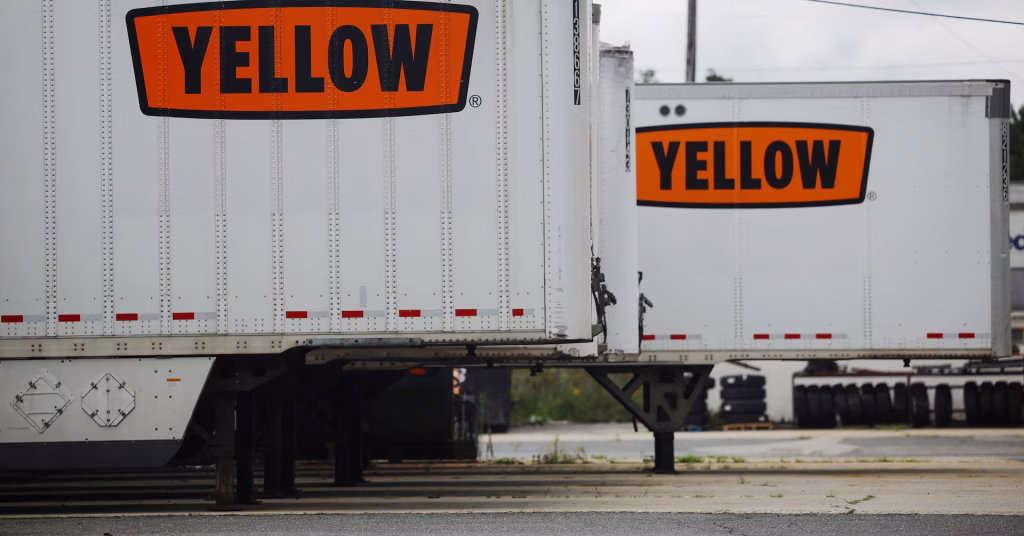 Bankrupt Yellow reaches agreement with pensions aiming for billions