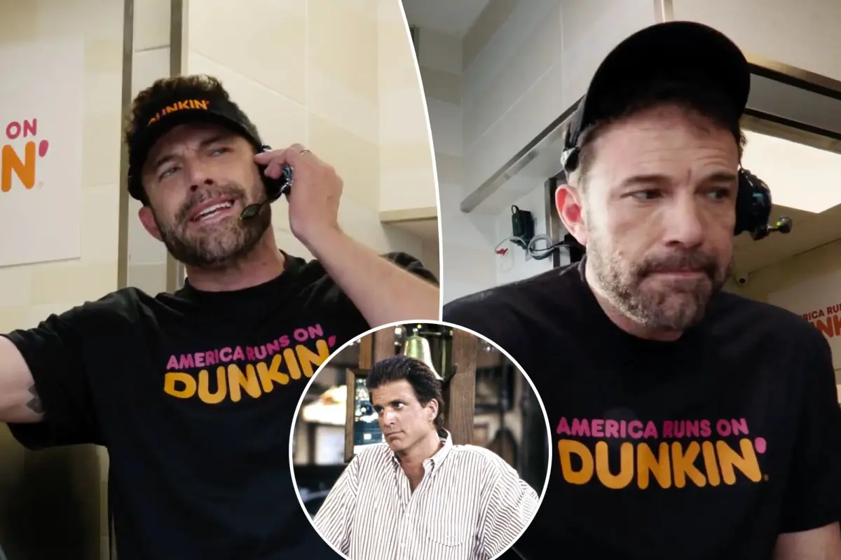 Ben Affleck's upcoming Super Bowl commercial for Dunkin’ features celebrities.