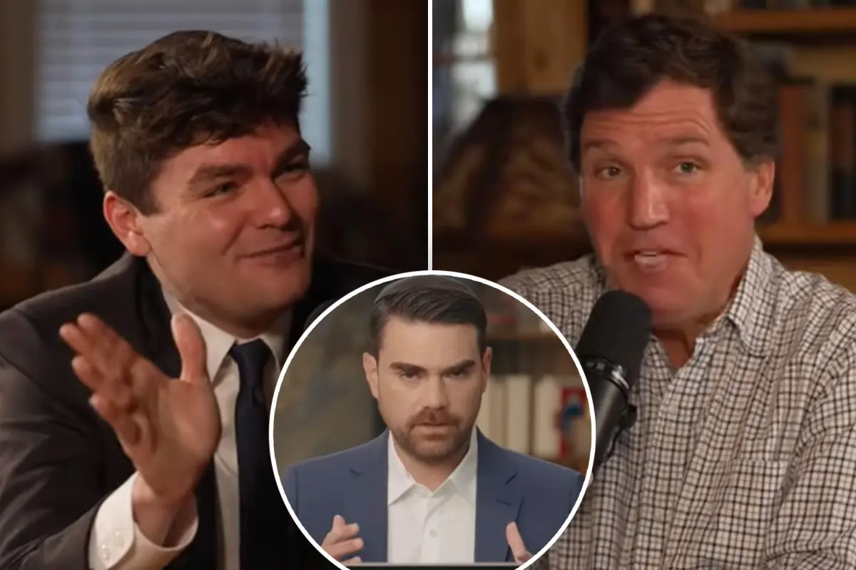 Ben Shapiro criticizes Tucker Carlson for making Nazism more acceptable by featuring white nationalist Nick Fuentes.