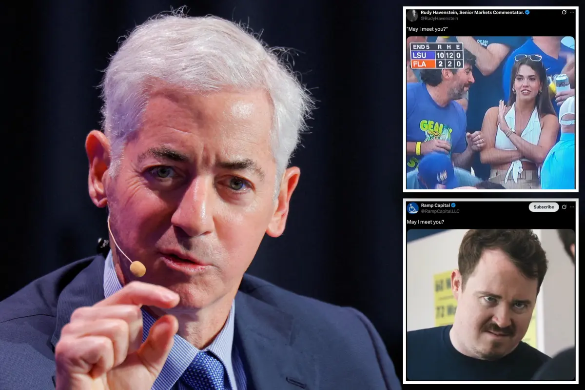 Bill Ackman's pick-up line met with harsh criticism online