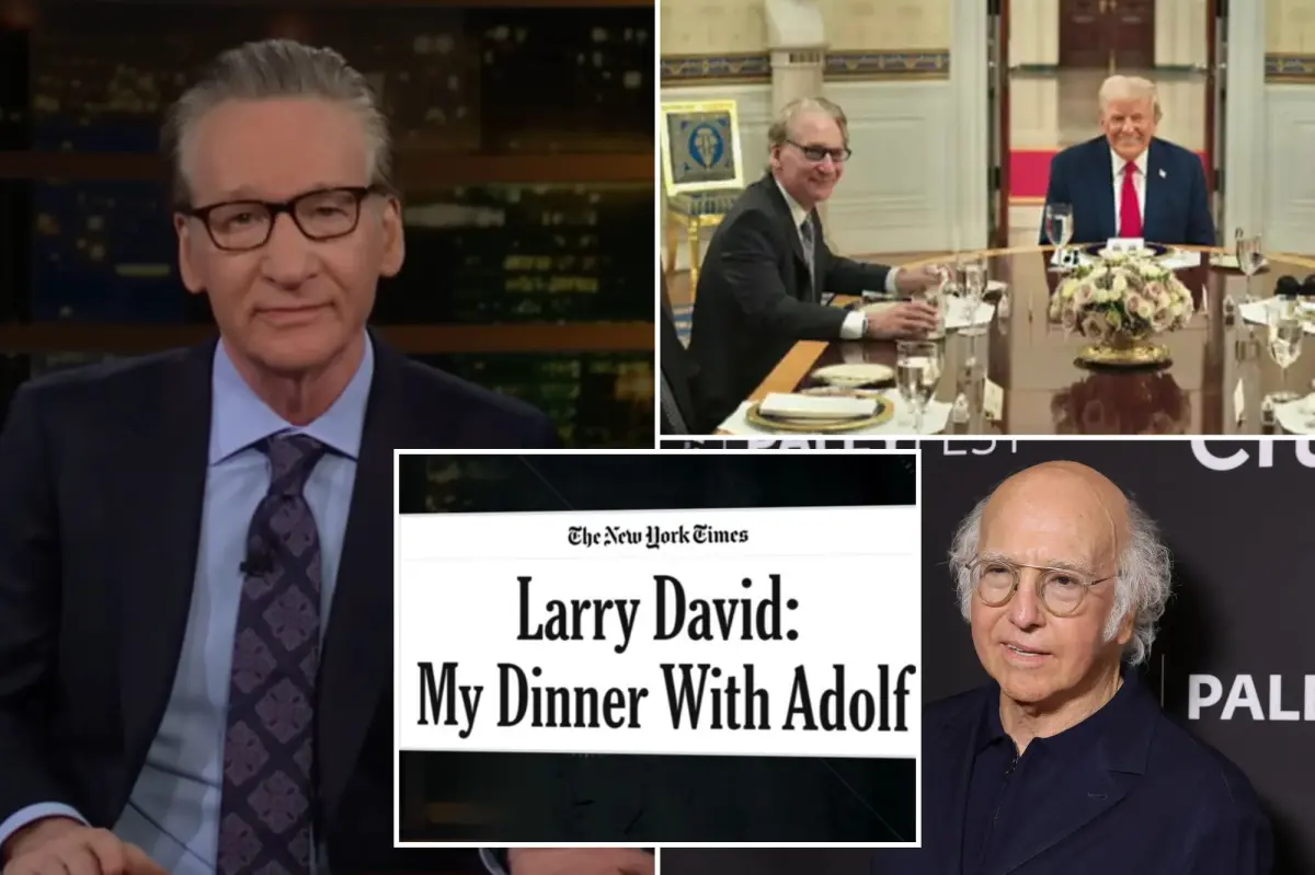 Bill Maher responds to Larry David's Trump parody piece My Dinner with Adolf