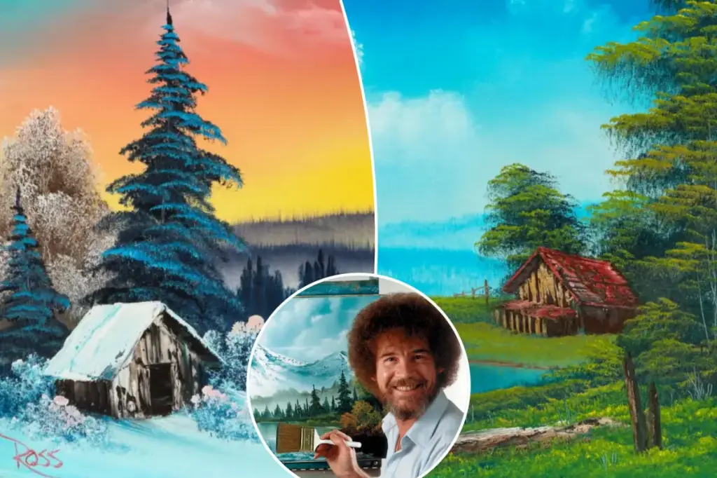 Bob Ross artworks fetch over $600K at auction to support public TV stations