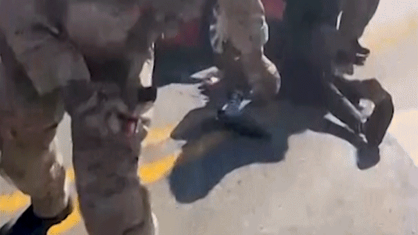 Border Patrol accident results in aggressive arrest recorded on video