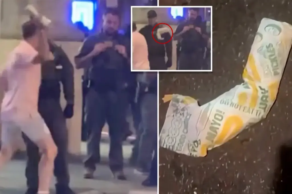 Border Patrol agent remembers when a DC sandwich maker's sub unexpectedly splattered on him