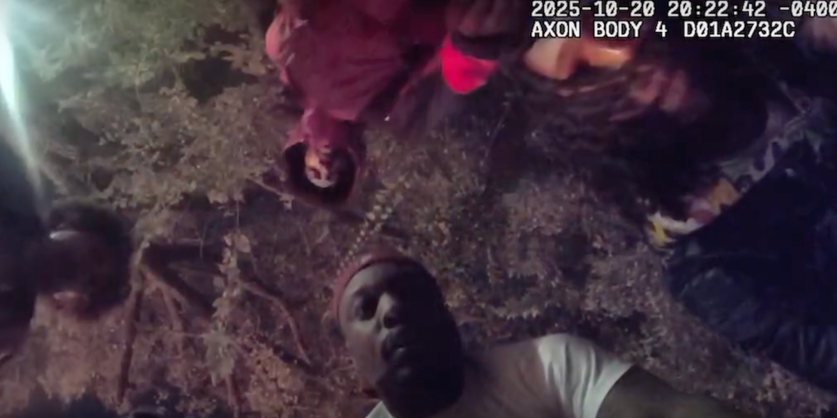 Brave brothers save an officer from a burning car and thank their mother for teaching them the Golden Rule.