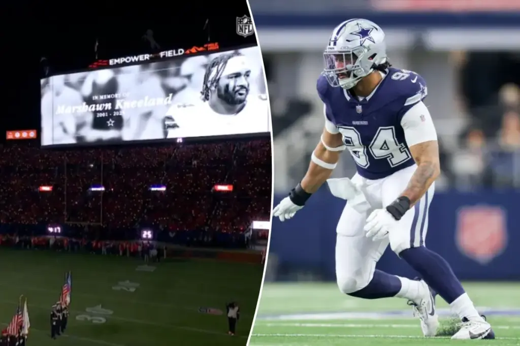 Broncos observe a moment of silence for Marshawn Kneeland