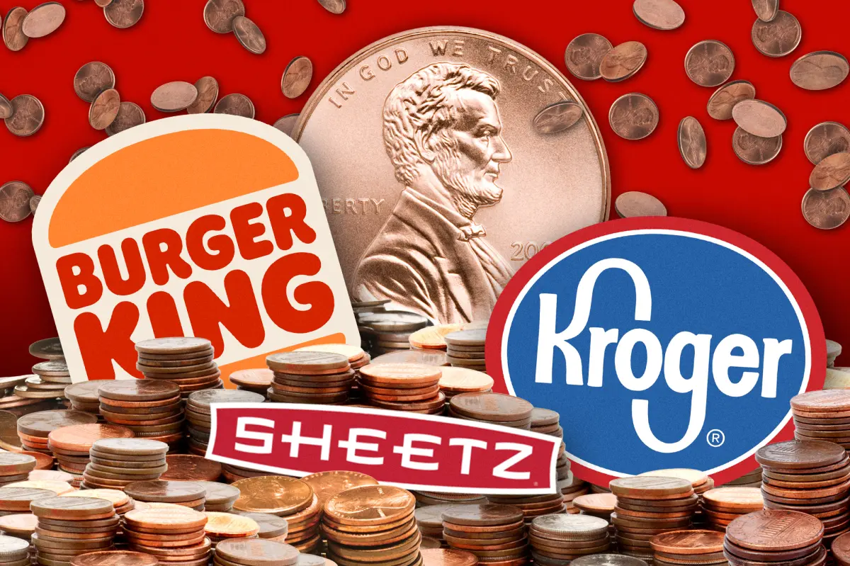Burger Kings collecting pennies as the US eliminates one-cent coins