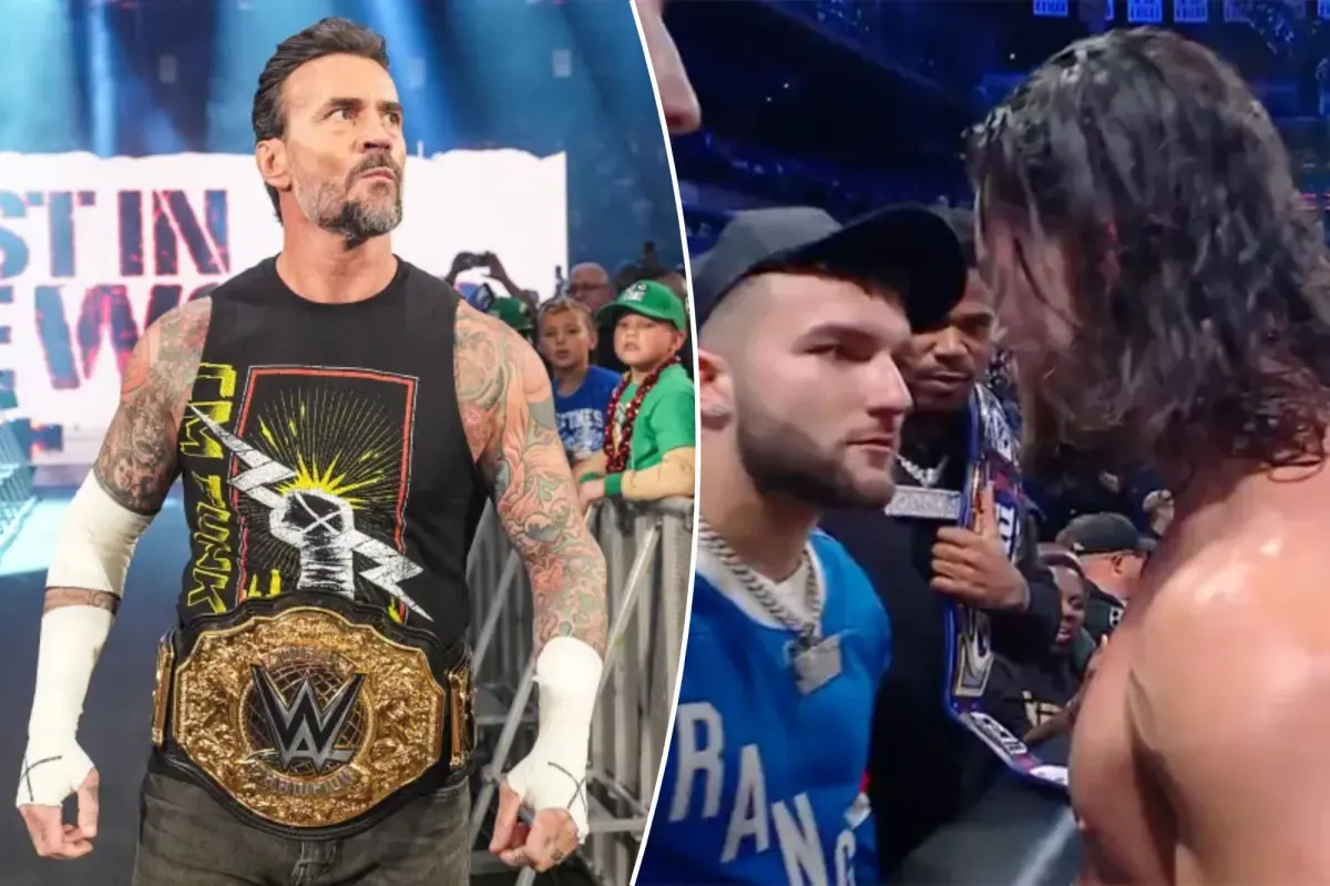 CM Punk criticizes Giants fans who are dissatisfied with Cam Skattebo's appearance on WWE Raw