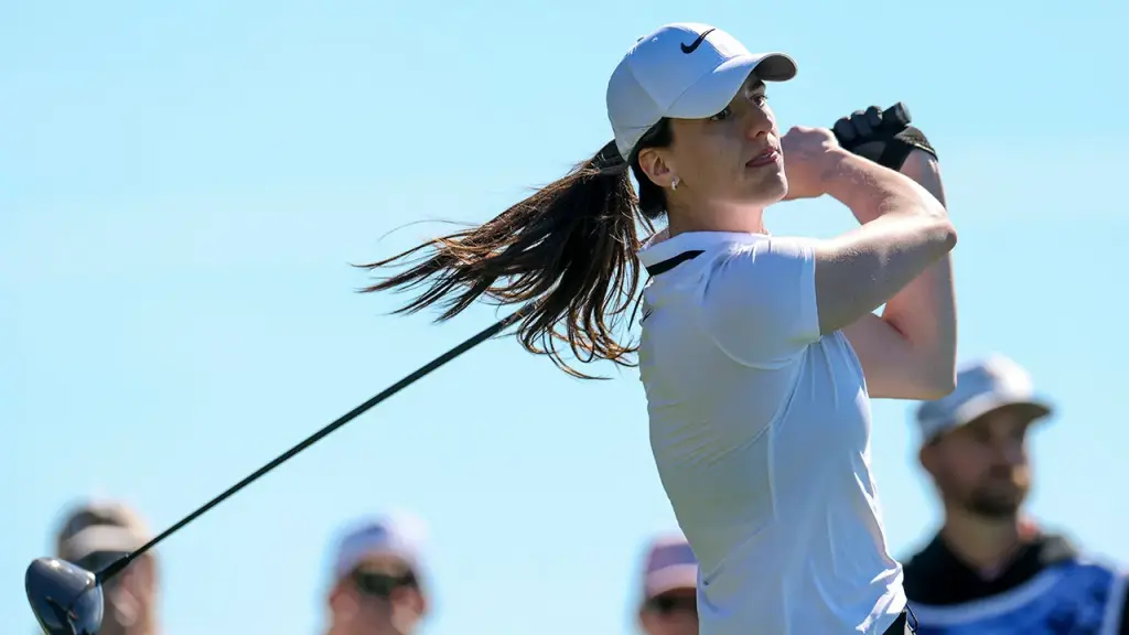 Caitlin Clark joins Nelly Korda on the golf course, exciting fans at the LPGA pro-am