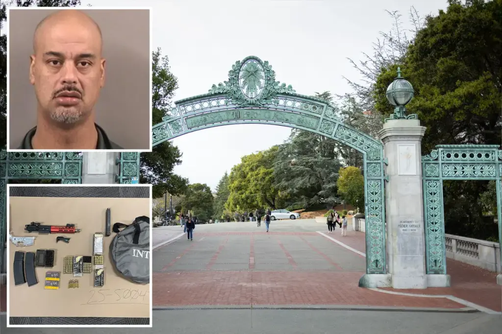 California man charged with entering UC Berkeley sorority to watch students shower and take underwear.