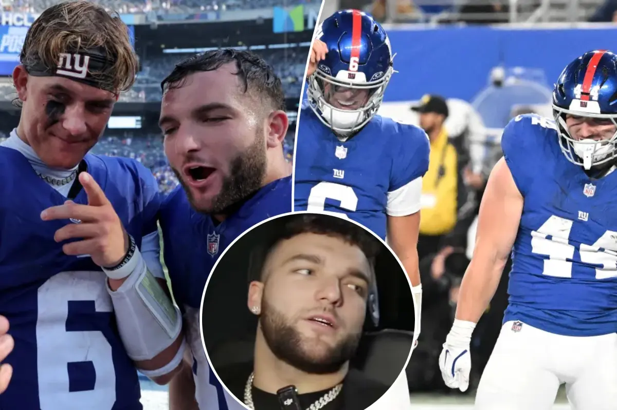 Cam Skattebo shares an enthusiastic prediction for the Giants in 2026 following a challenging season.