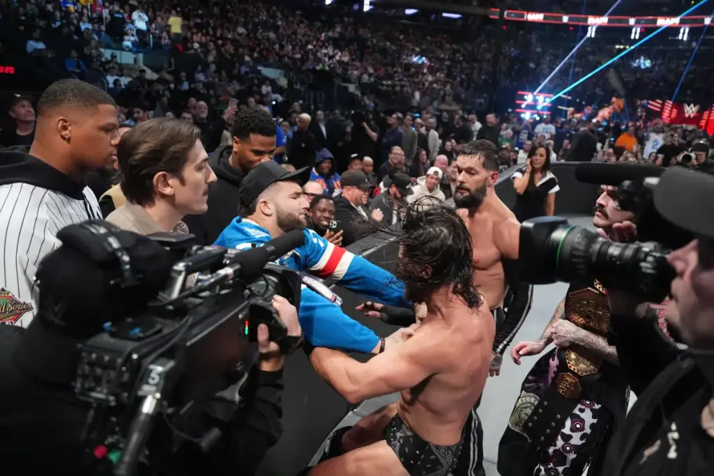 Cam Skattebo's Giants teammates are not astonished by his WWE behavior.