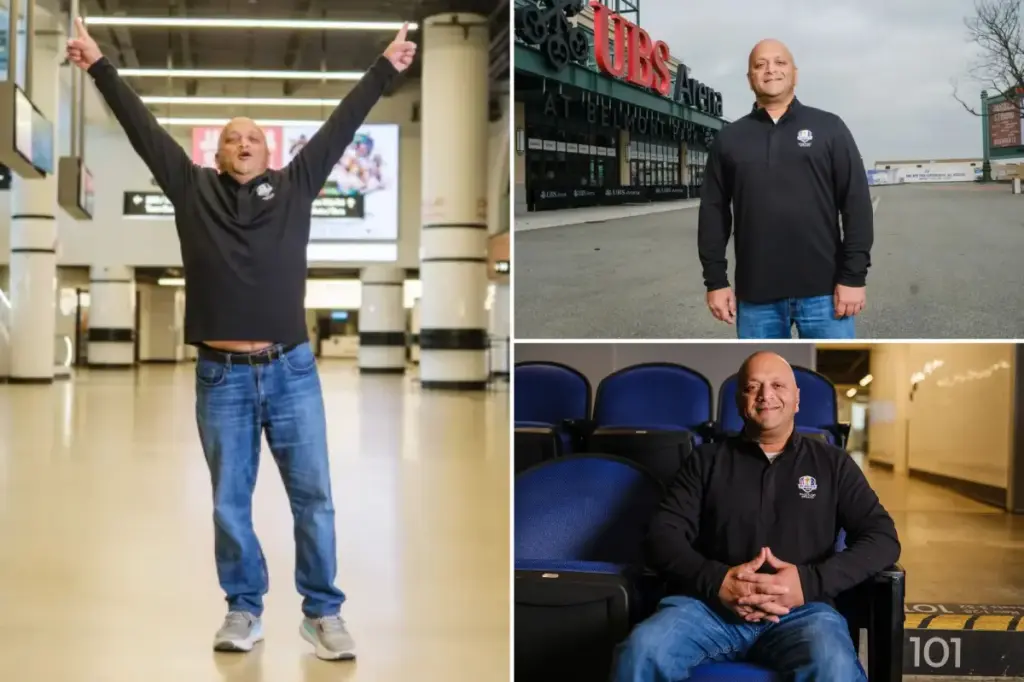 Cancer survivor visits all 124 stadiums in North America, ending journey on Long Island.